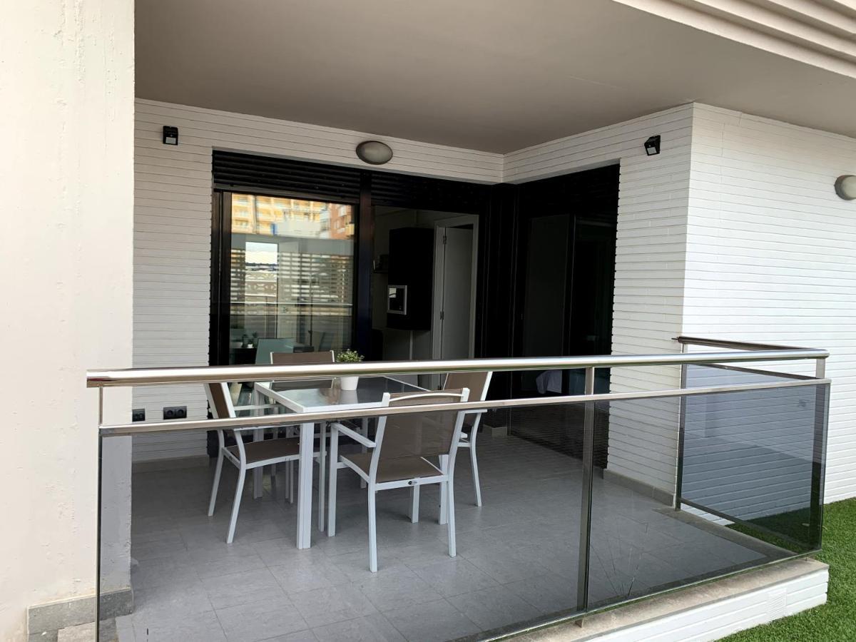 Apartamento Con Jardin En Primera Linea De Playa Con Parking Y Piscina Peñíscola Exterior foto